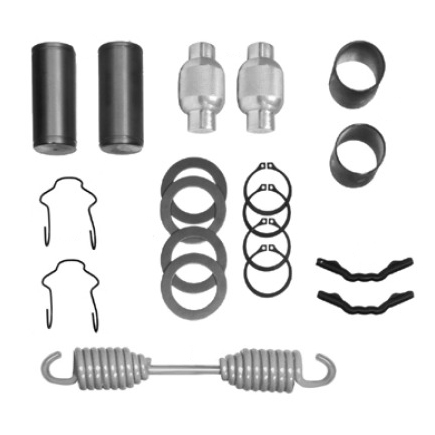 Meritor KIT 9001 - Drum Brake Hardware Kit Drive Axle, Trailer Axle, 16.5 In. Brake Drum Diameter