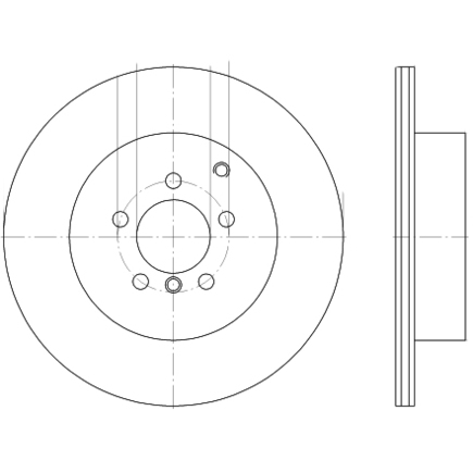 Hella 355116961 Disc Brake Rotor