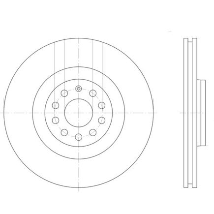Hella 355122602 Disc Brake Rotor