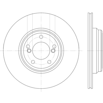 Hella 355122621 Disc Brake Rotor