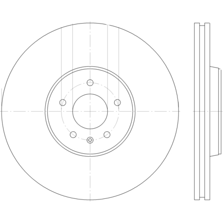 Hella 355123112 Disc Brake Rotor
