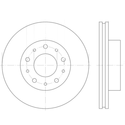 Hella 355125261 Disc Brake Rotor