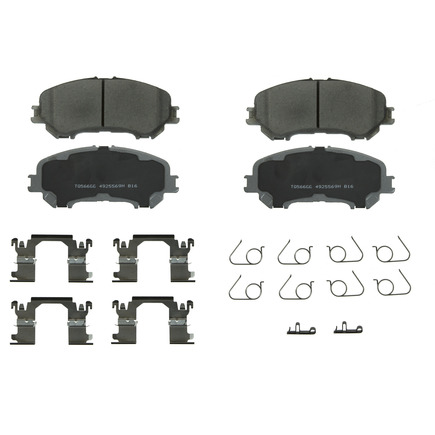 Wagner QC1737 Wagner Brake Thermo Quiet Qc1737 Ceramic Disc Brake Pad Set - Zdjęcie 1 z 6