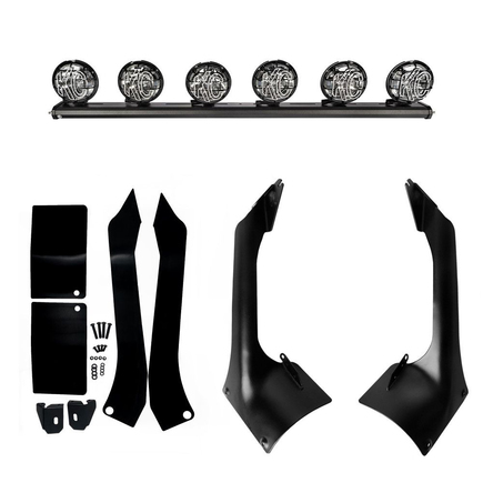 Kc Hilites 97061 - Kc Apollo Pro Hal Xross 50in Ovhd 6 Lt Sy 2018 2023 Jeep Wrangler Jl Gladiator Jt