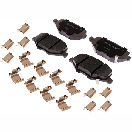 Acdelco 14D1719CHF1 - Advantage Rear Disc Brake Pad Set, Ceramic, With Hardware And Wear Sensor