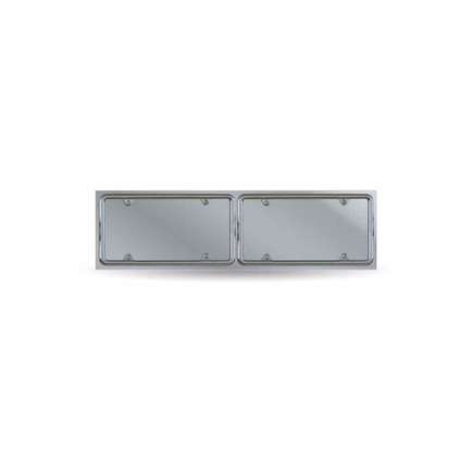 Trux TU-1715 - License Plate Holder, Universal, Double