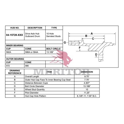 MERITOR 04 15728 004