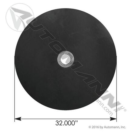 Automann KPSD32 - Fifth Wheel Trailer Hitch, Fifth Wheel Lube Disc 32in