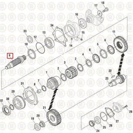 Pai GMS6694  Engine Auxiliary Shaft