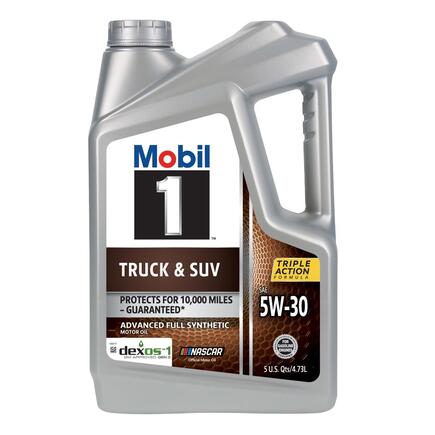 Mobil Oil 124596 - Mobil 1 Truck And Suv Motor Oil Full Synthetic, 5 W 30, 5 Quart