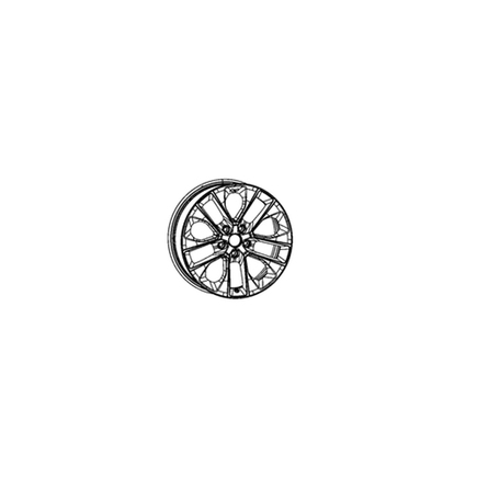 Mopar 6YZ48DX8AB  Aluminum Wheel Front Or Rear