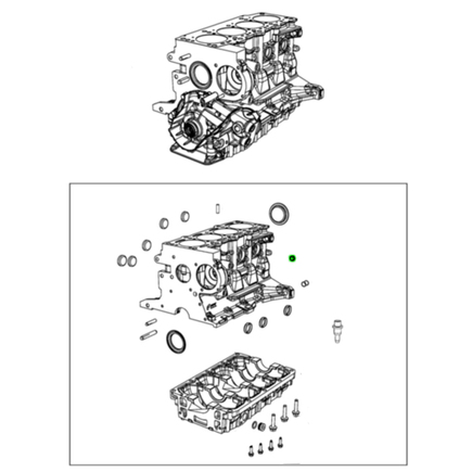 Mopar 68145984AA - Engine Block Drain Plug