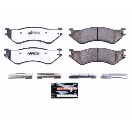 Powerstop Brakes Z36-702A - Z36 Truck & Tow Carbon Fiber Ceramic Brake Pads W/ Hardware