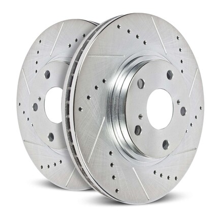 Powerstop Brakes AR8322XPR Evolution® Disc Brake Rotor   Performance, Drilled