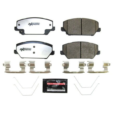 Powerstop Brakes Z26-2211 - Z26 Street Performance Carbon Fiber Ceramic Brake Pads W/ Hardware