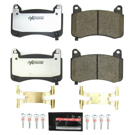 Powerstop Brakes Z26-2399 - Z26 Street Performance Carbon Fiber Ceramic Brake Pads W/ Hardware
