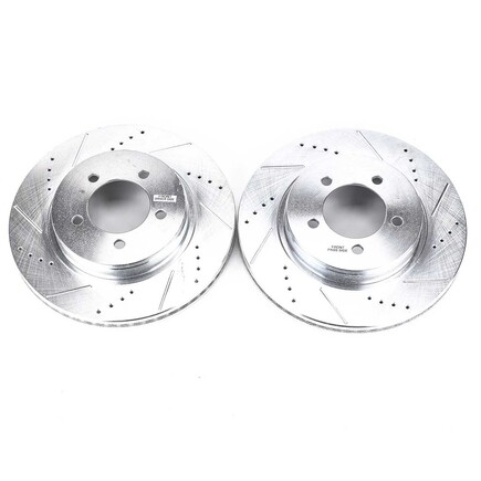 Powerstop Brakes AR8589XPR Evolution® Disc Brake Rotor Performance, Drilled, - Picture 2 of 7