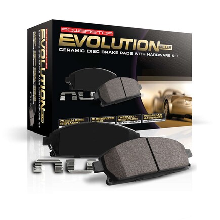 Powerstop Brakes 171135 Z17 Evolution Ceramic Brake Pads W/ Hardware