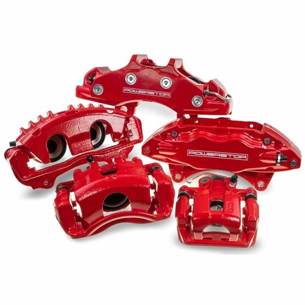 Powerstop Brakes S3242 Red Powder Coated Calipers - Picture 3 of 7