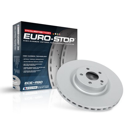 Powerstop Brakes EBR1411EVC Evolution® Disc Brake Rotor Coated - Picture 3 of 7