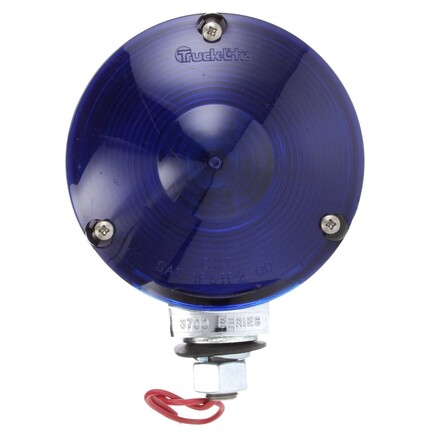 Pedestal luz incandescente Truck Lite 3711B Signal Stat, azul redondo, 1 bombilla, - Imagen 1 de 7