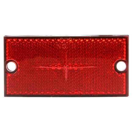 Truck Lite 98035R Reflector 2 X 4" Rectangle, Red, Abs 2 Screw