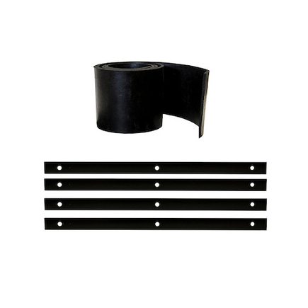 Buyers Products 1309025 - S.A.M. Cut Snow Deflector To 78" / 84" / 90" Moldboard, Universal, Rubber, Super Duty, For Plow Models C 7.5 / C 8 / C 8....
