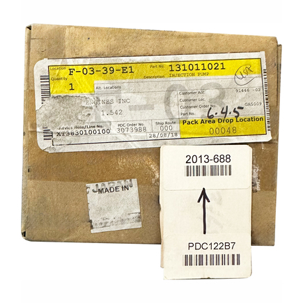 Asv 2013688  Fuel Injection Pump