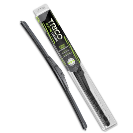 Trico 90220 - Silicone Ceramic Windshield Wiper Blade, Black, 22" Length