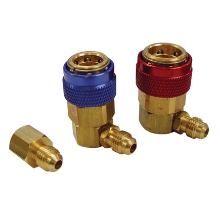 Atd Tools 3525  Coupler Conversion Set Converts R12 Gauges To R134a