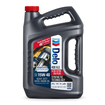 Chevron 257004388 - Delo 400 Xle Engine Oil Sae 15 W 40, Synblend, Heavy Duty, Diesel, 1 Gallon
