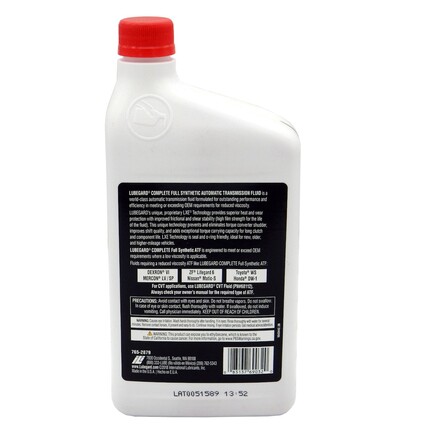 Lubegard 69032  Lubegard Complete Full Synthetic Atf 32 Oz