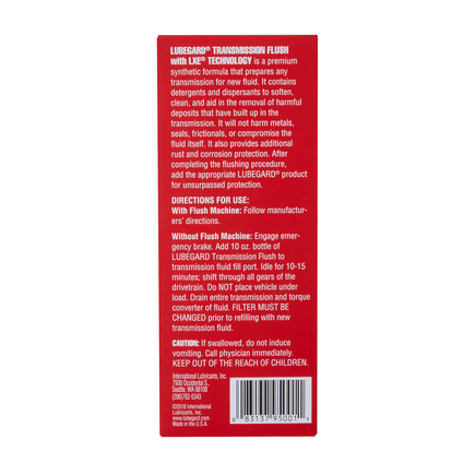 Lubegard 95001 - Lubegard Transmission Flush 10 Oz.