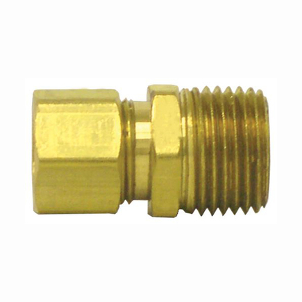 Tectran 683A  Compression Fitting Brass 316 In Tube 18 In Thread Male Connector