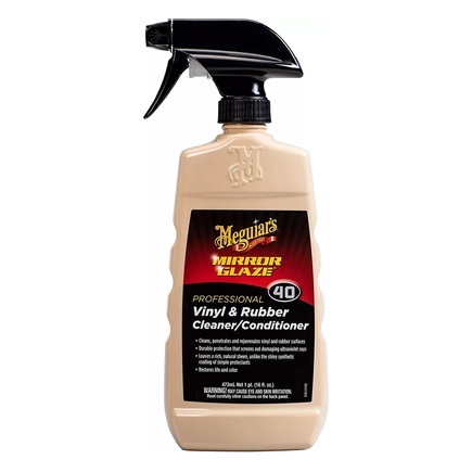 Meguiar's M4016 - Mirror Glaze Professional Vinyl & Rubber Cleaner & Conditioner 16 Oz.