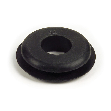Grote 810101100 Rubber Seal; Double Lip, Black, Pk 100