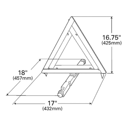 Grote 71422 Triangle Warning Kits, Triangle Warning Kit, Premium Kit