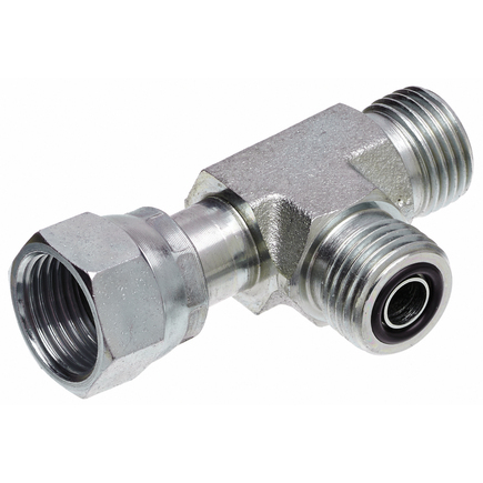 Gates G607441212  Male Flat Face O Ring To Female Flat Face O Ring To Male Flat Face O Ring Tee