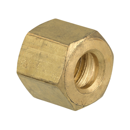 Ags Company CFN2B  Brass Compression Nut 14 Tube 1Bag