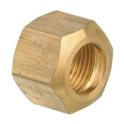 Ags Company CFN4B  Brass Compression Nut 38 Tube 1Bag