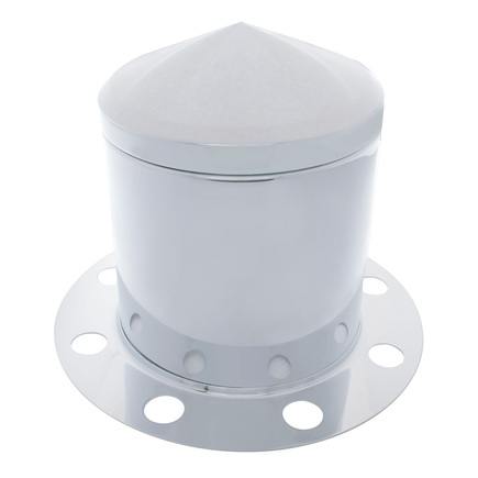 United Pacific 10251  Axle Hub Cover Kit Chrome Rear SteelAluminum Wheel