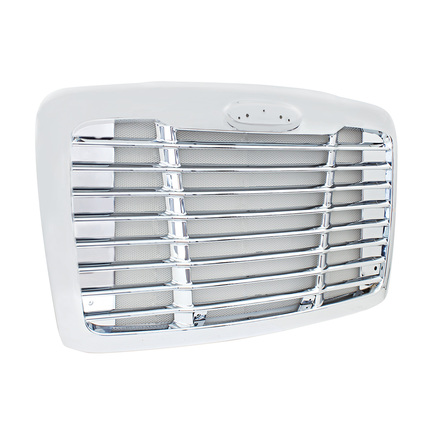 United Pacific 21140 Grille Chrome, With Chrome Bug Screen, F for Freightliner