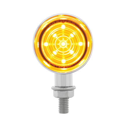United Pacific 36859 - Accessory Switch Light Bulb 9 Led, Dual Function, Mini Bullet Light, Amber Led/Amber Lens