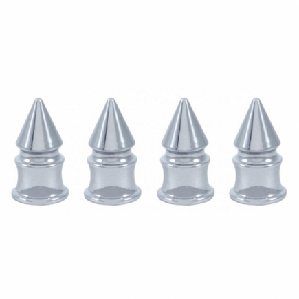United Pacific 70038 - Tire Valve Stem Cap Chrome, Spike