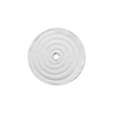 United Pacific 92010 Buffing Wheel, 4" Assorted Muslin Buff, 1/2" Arbor