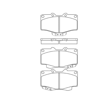 Bendix E11004360 - Pad Set
