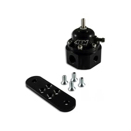 Aem Electronics 25-302BK - Aem Universal Adjustable Fuel Pressure Regulator