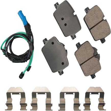 Akebono EUR2221 - Akebono Euro Ultra Premium Ceramic Disc Brake Pad Kit