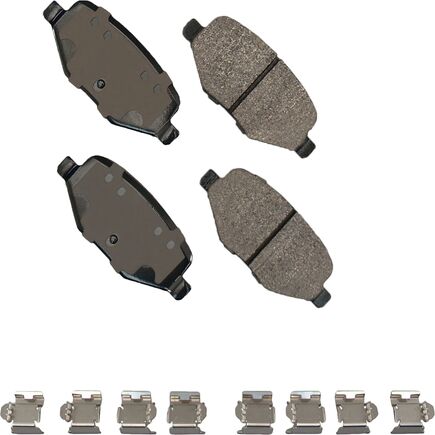 Akebono SDF1377B - Akebono Severe Duty Ultra Premium Disc Brake Pad Kit
