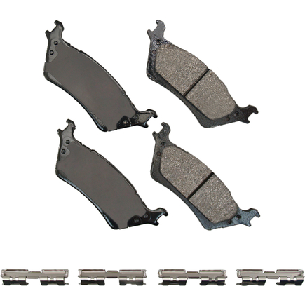 Akebono SDF1602 - Akebono Severe Duty Ultra Premium Disc Brake Pad Kit